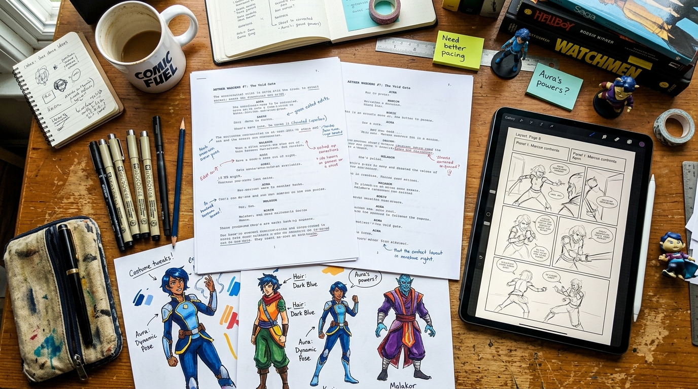 Comic Book Writing Services